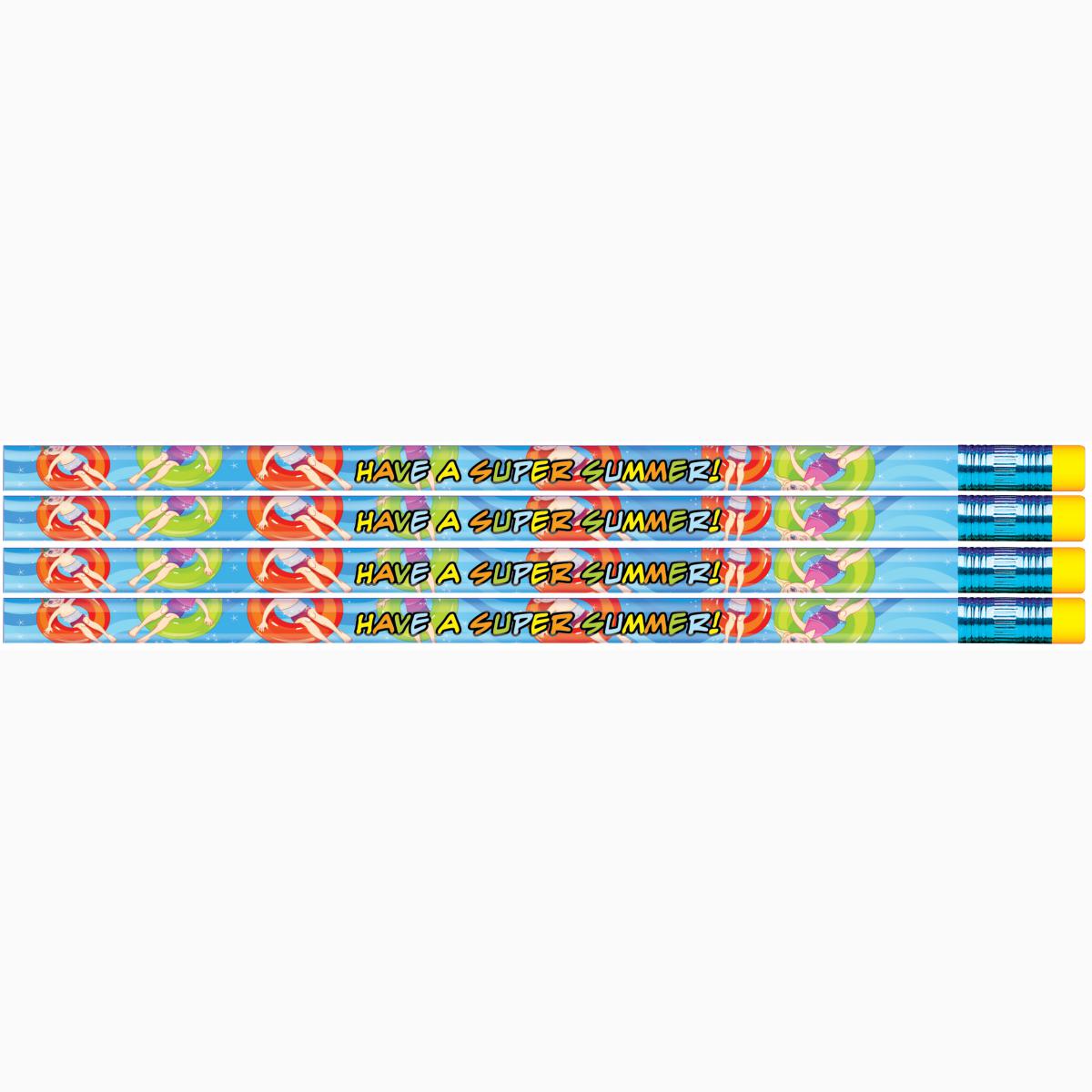  Have a Super Summer! Seasonal Pencils 