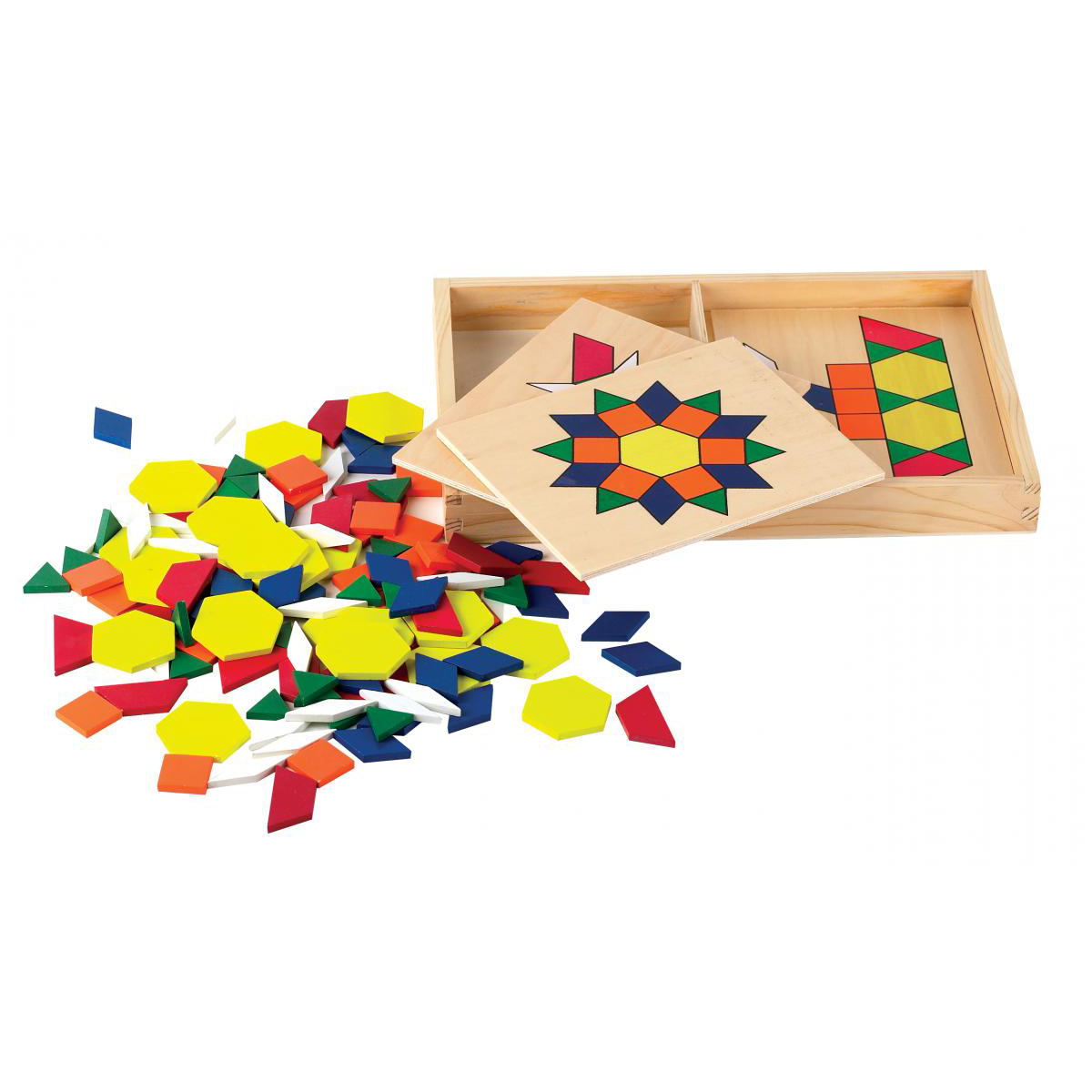 Casse-têtes Tangrams en bois 