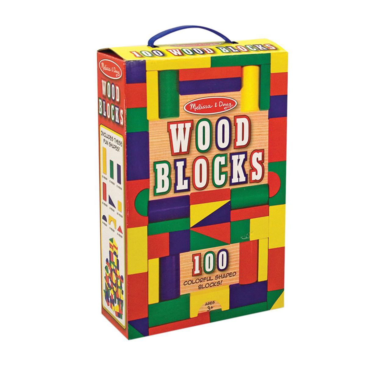  Blocs de bois colorés 