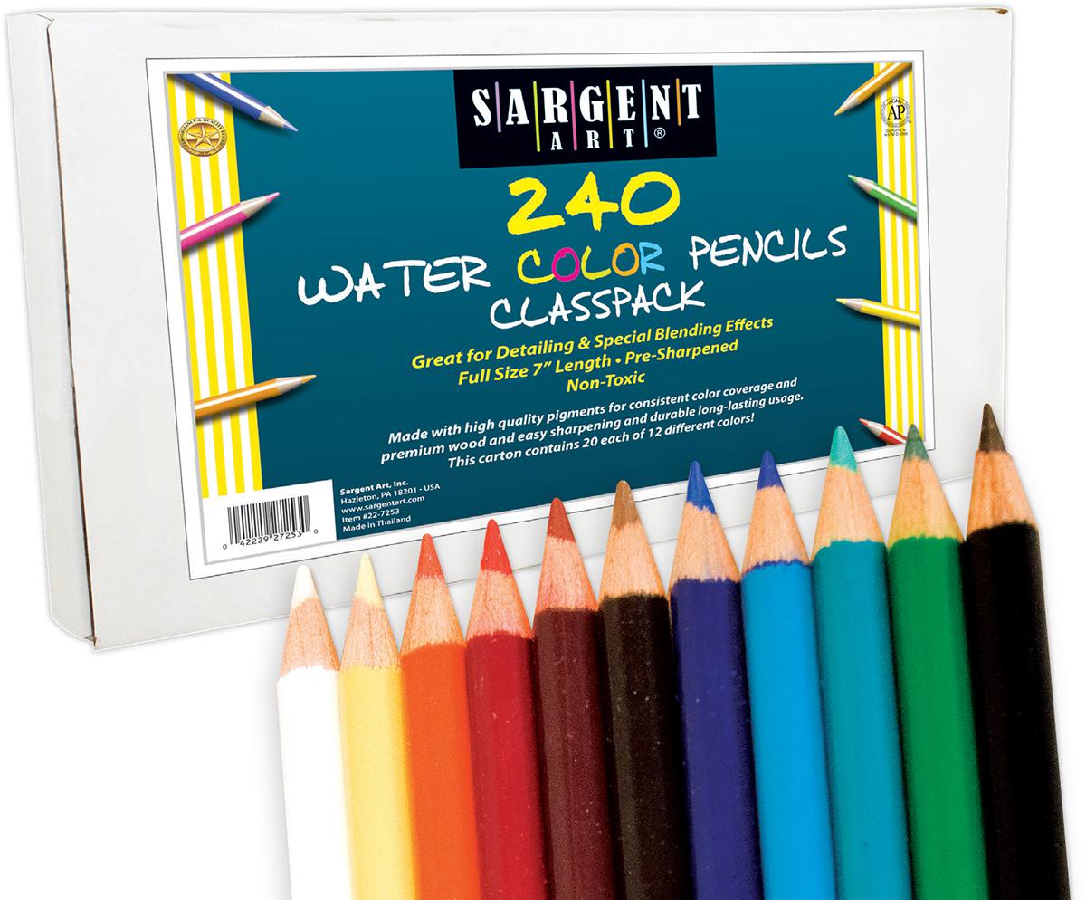 Sargent Art® Water Color Pencils Classpack 