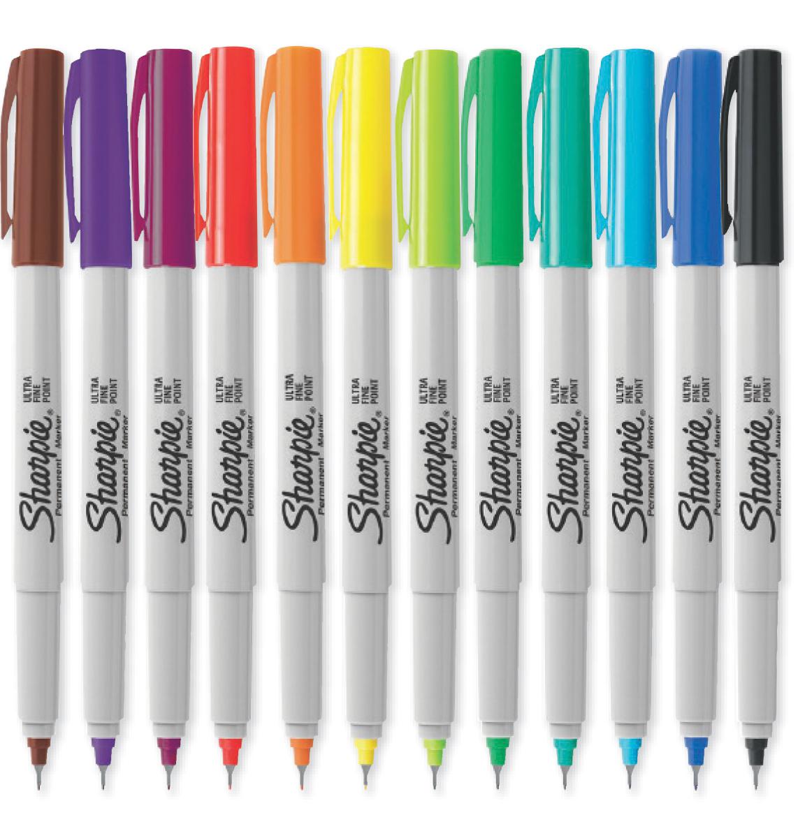  Sharpie® Markers: Ultra Fine Tip 