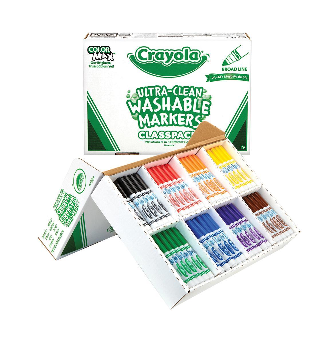  Crayola® Washable Marker Classpack 