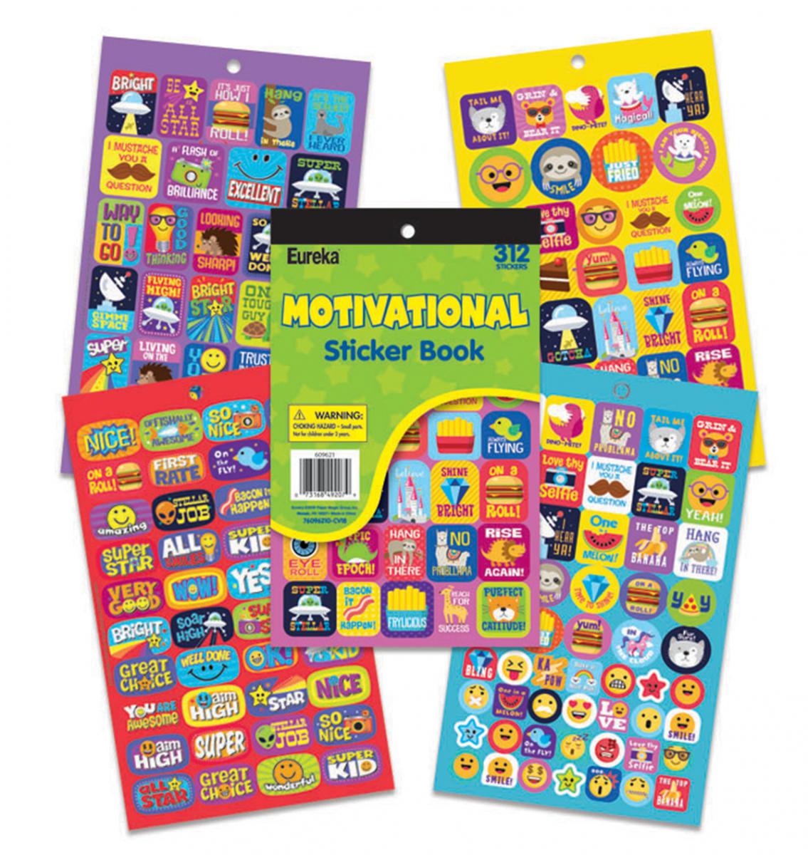 Motivational Sticker Book 