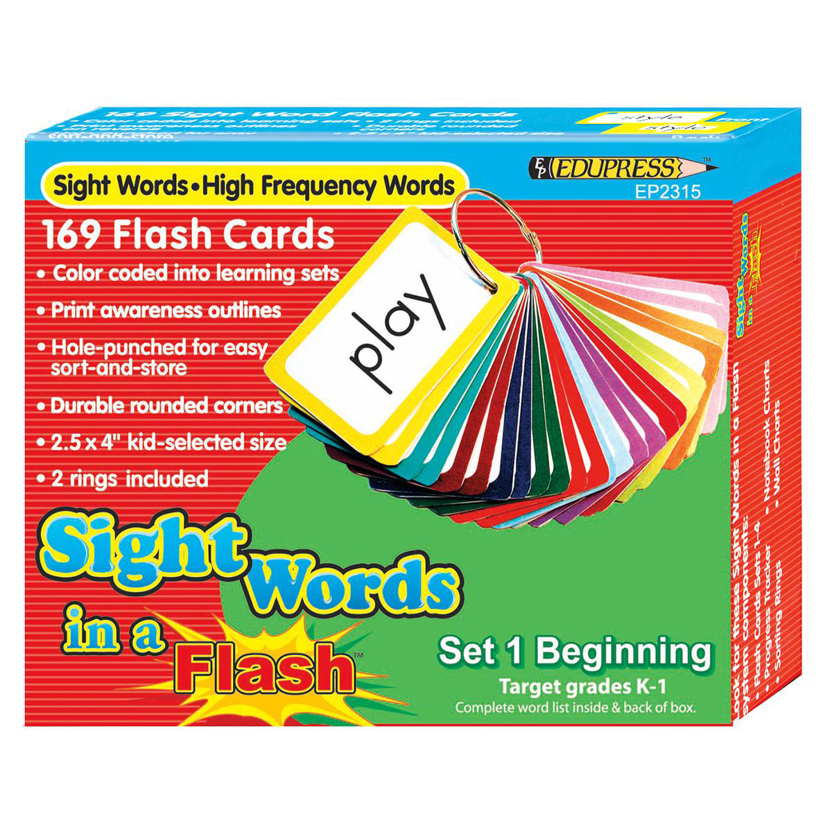  Sight Words in a Flash Gr. K-1