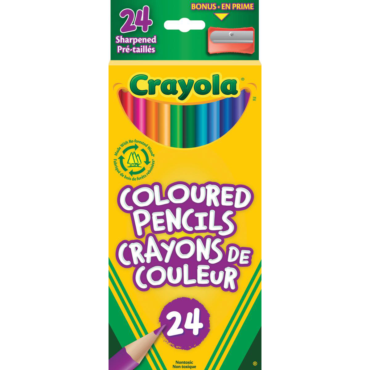 Crayola® Coloured Pencils: 24-Pack 