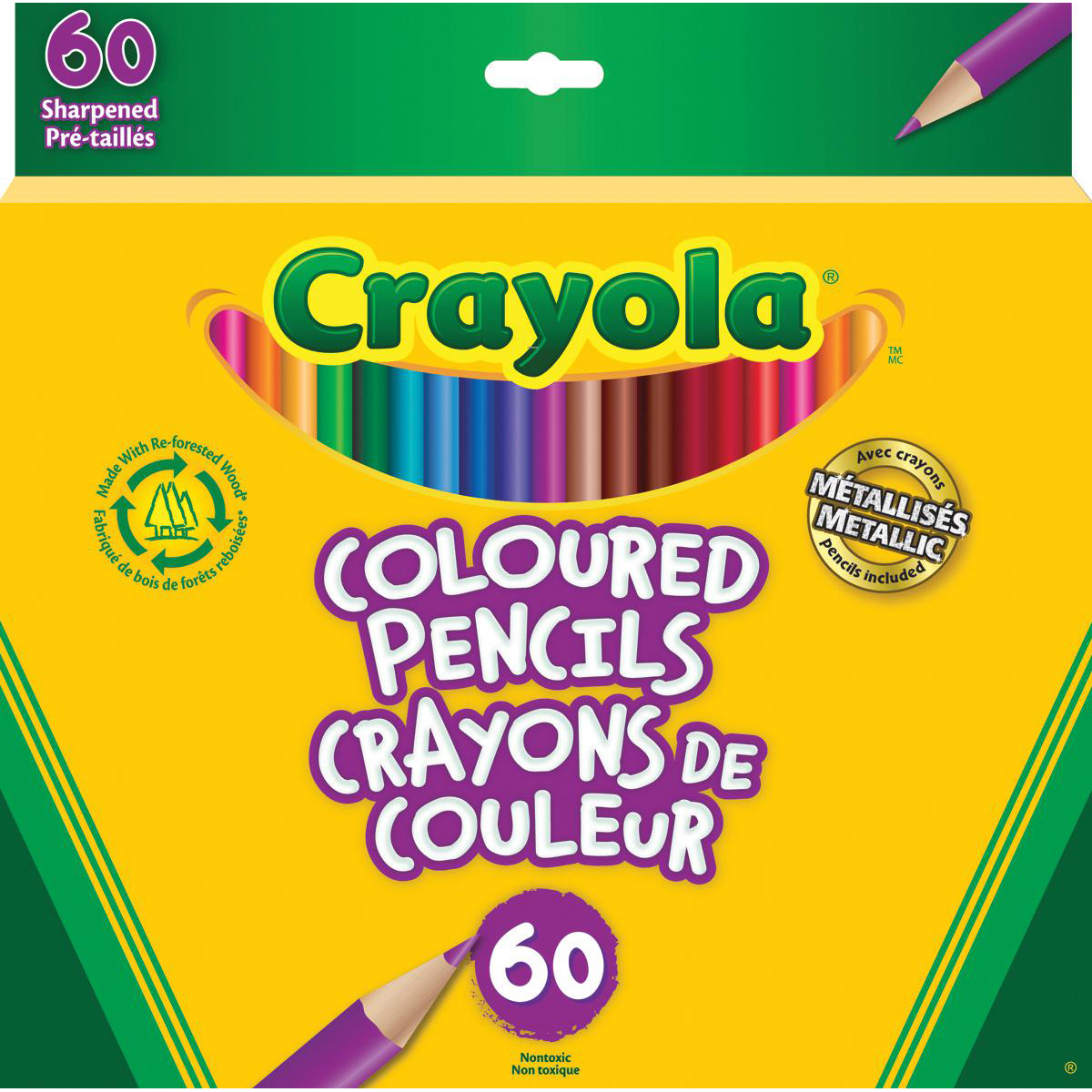 Crayola® Coloured Pencils: 60-Pack 