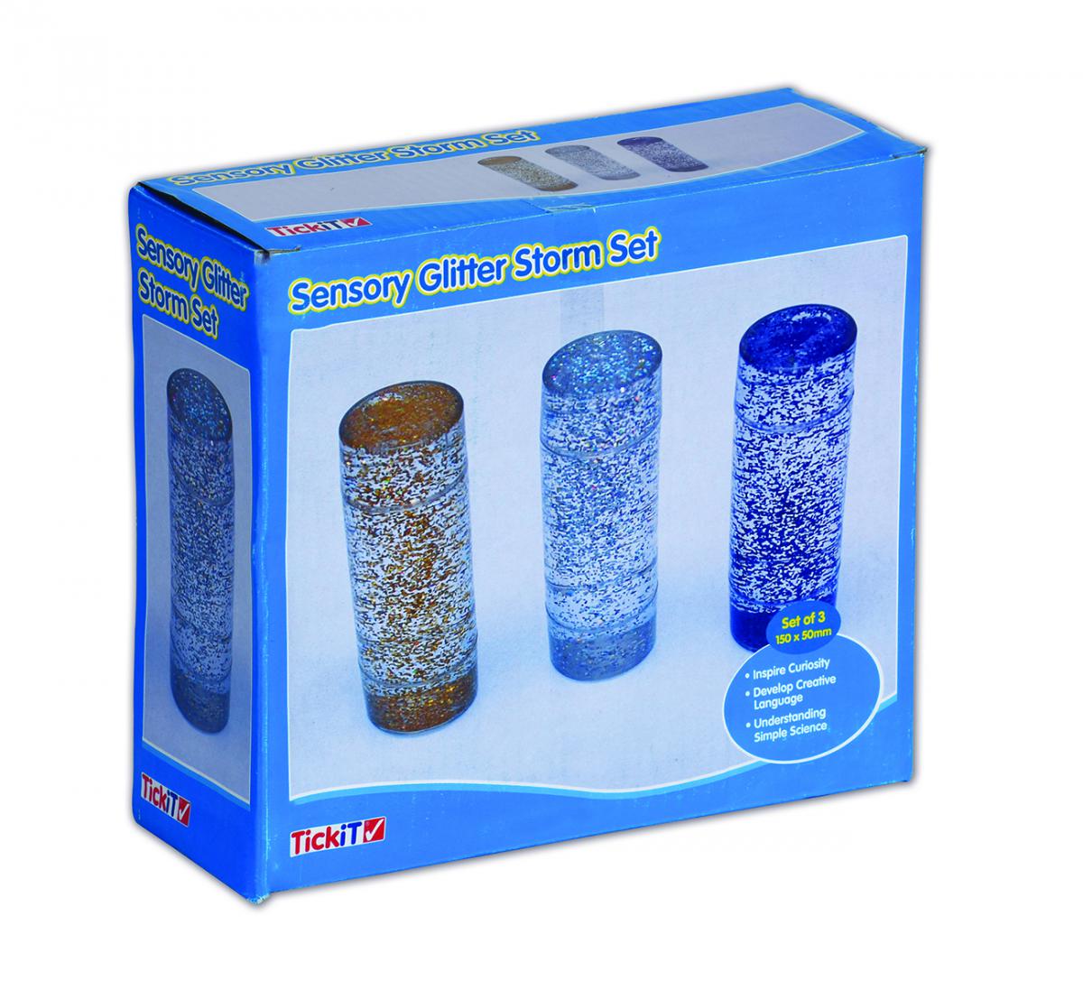  Sensory Glitter Storm Set 