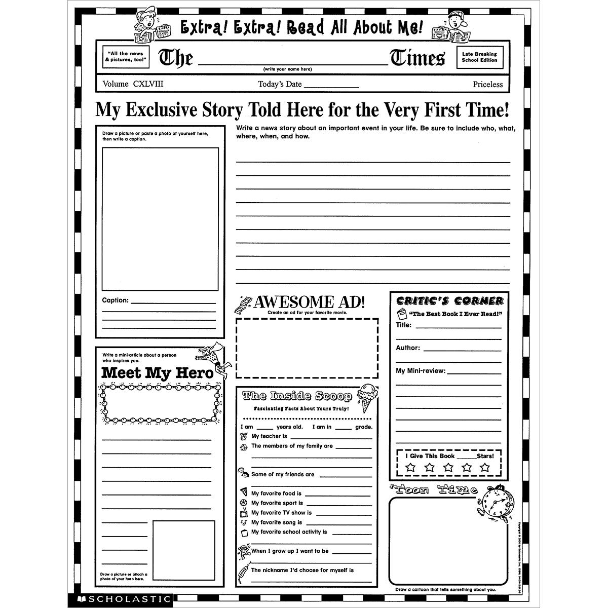 Instant Personal Posters: Extra, Extra Read All About Me! 