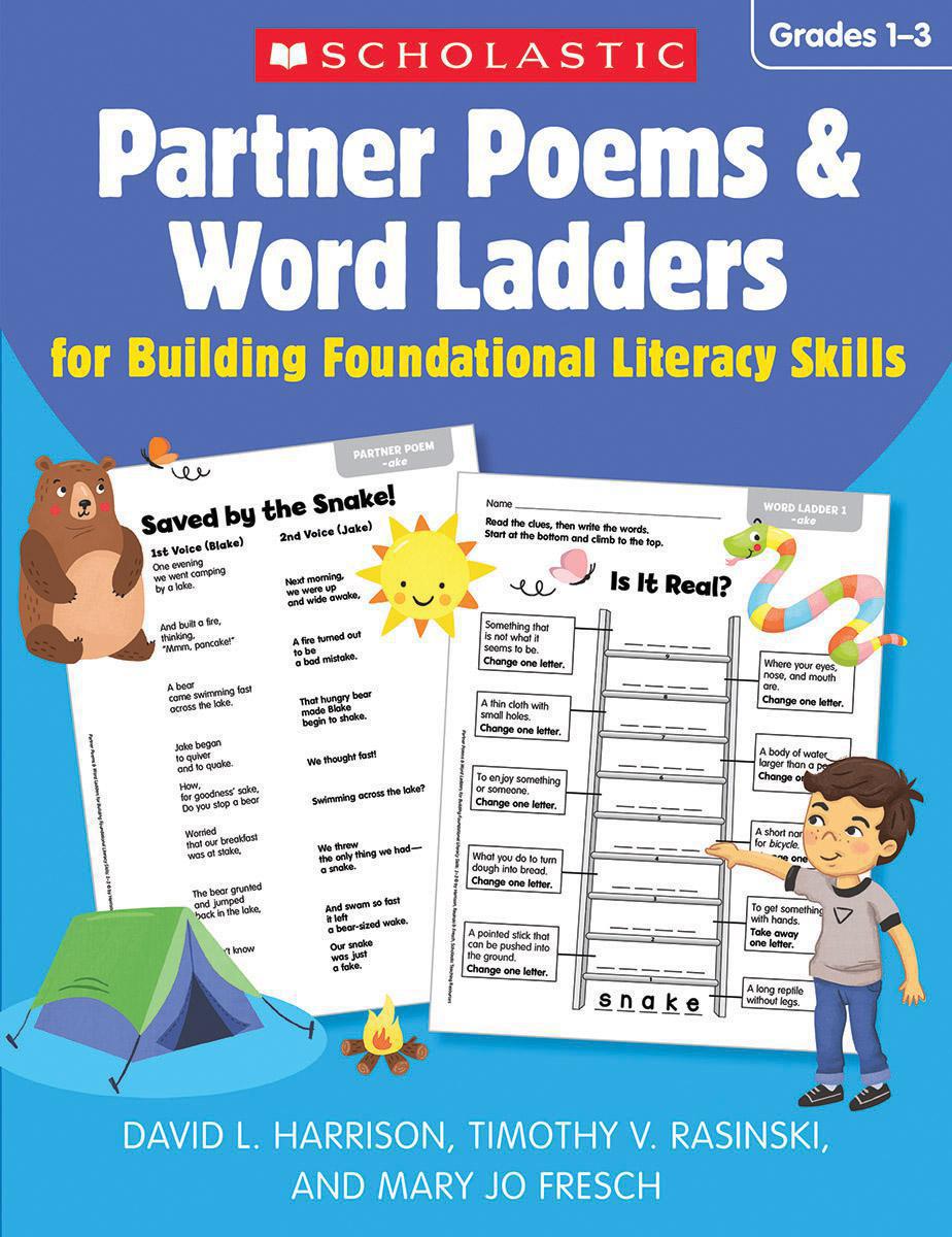  Partner Poems &amp; Word Ladders for Building Foundational Literacy Skills 