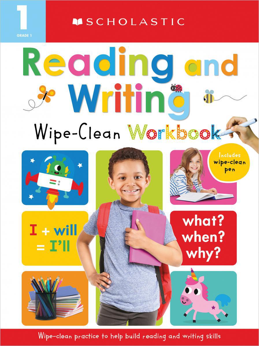  Scholastic Early Learners Reading and Writing Wipe-Clean Workbook 