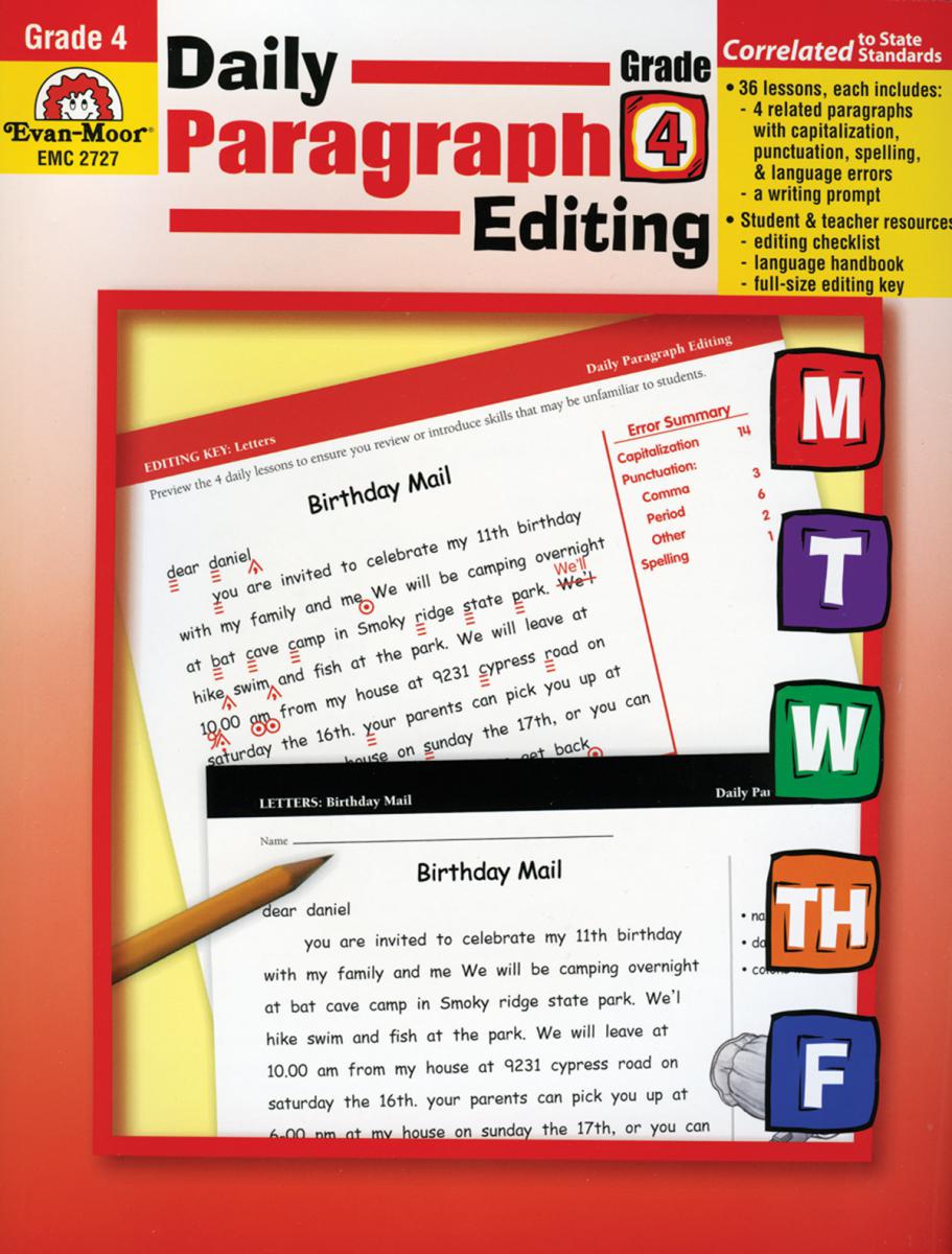  Daily Paragraph Editing Grade 4