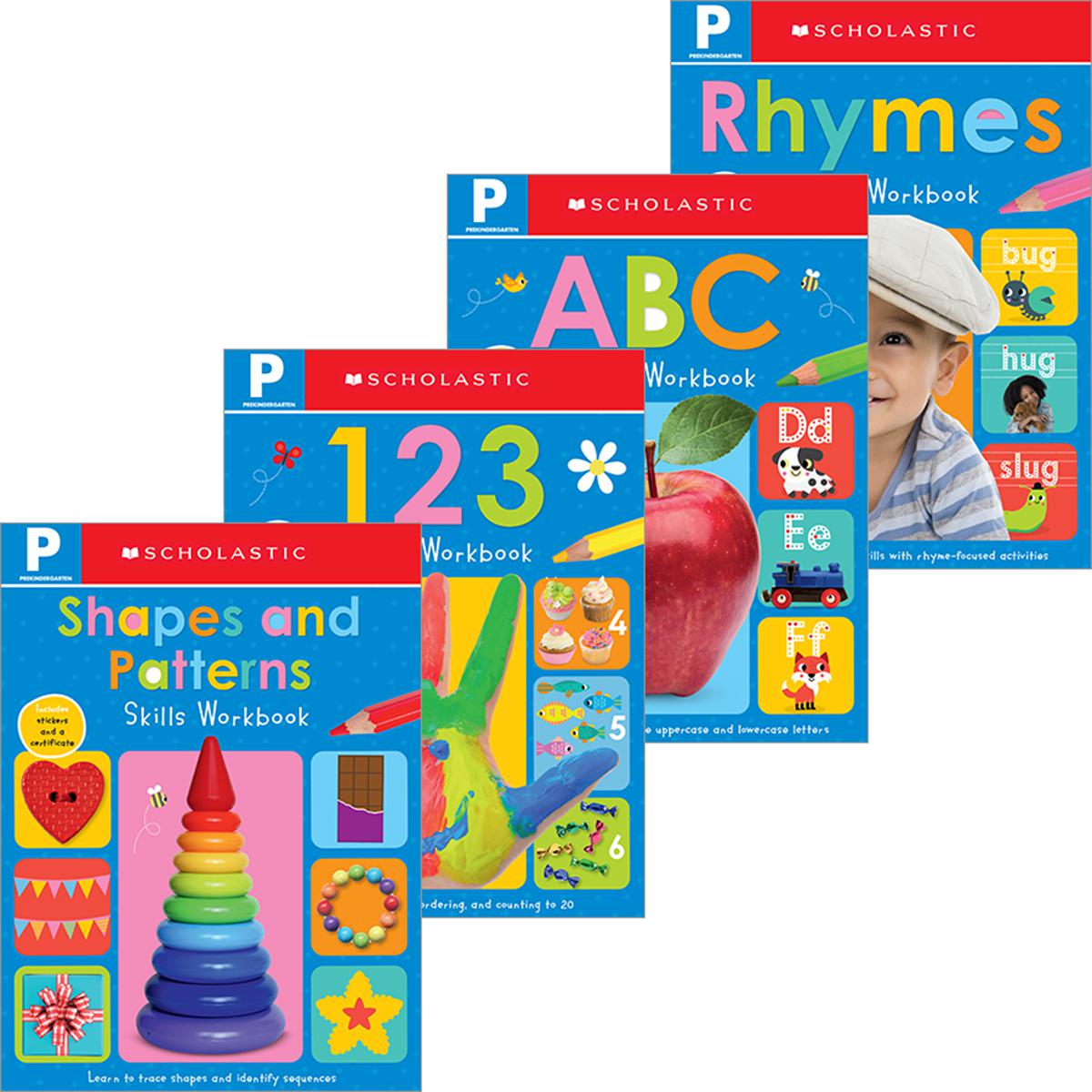  Scholastic Early Learners: Prekindergarten Workbook Pack 