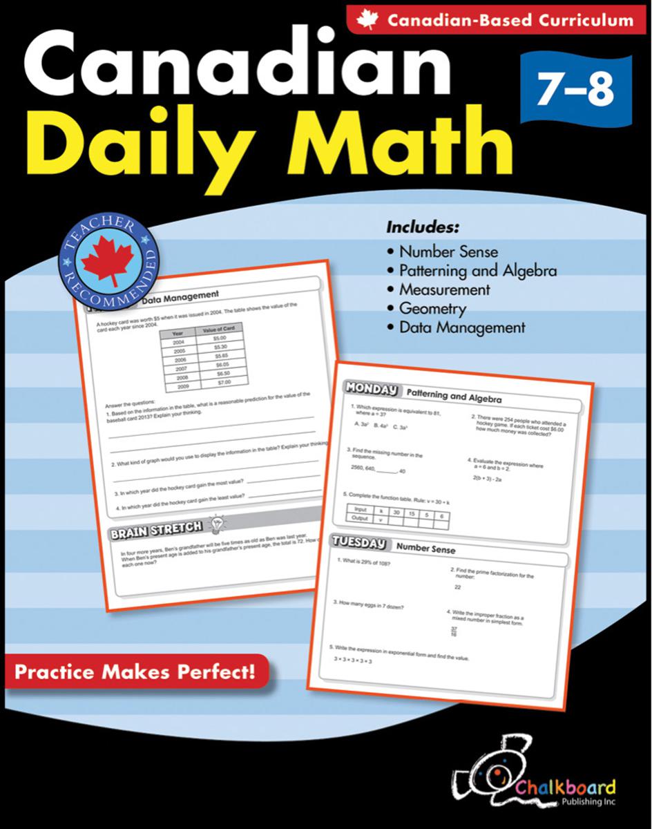  Canadian Daily Math Gr. 7-8 
