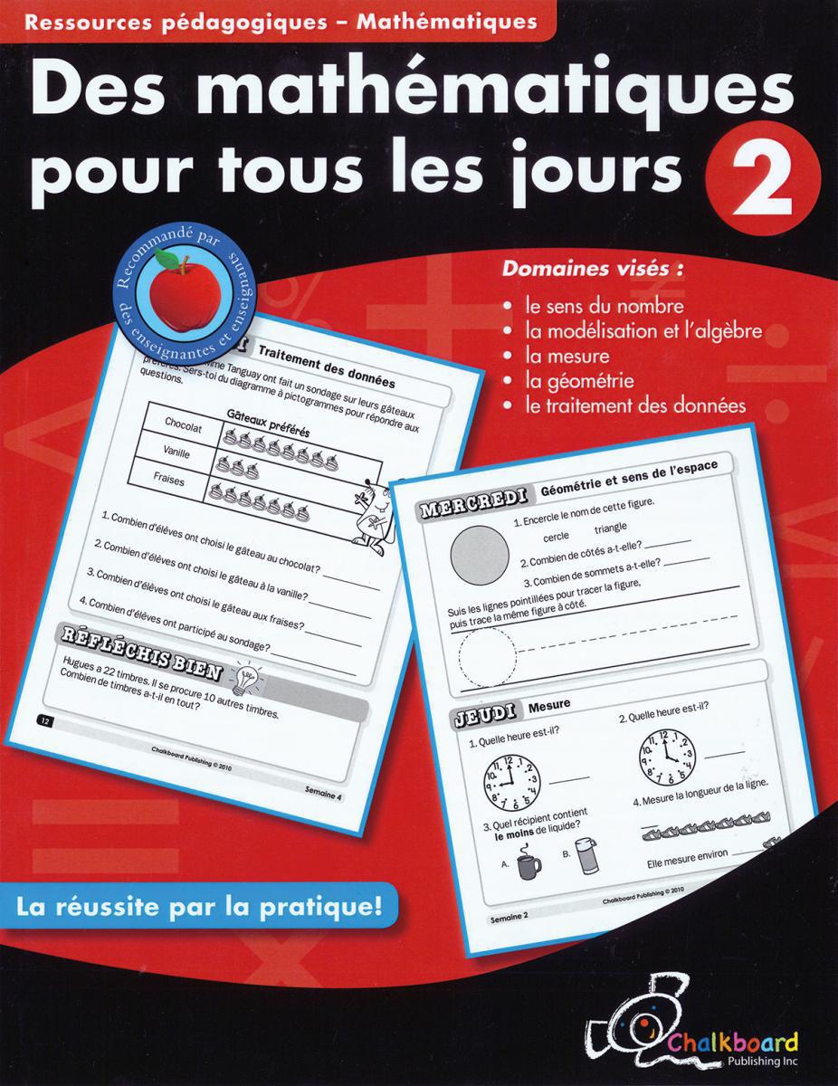  Des mathématiques pour tous les jours : 2e année 