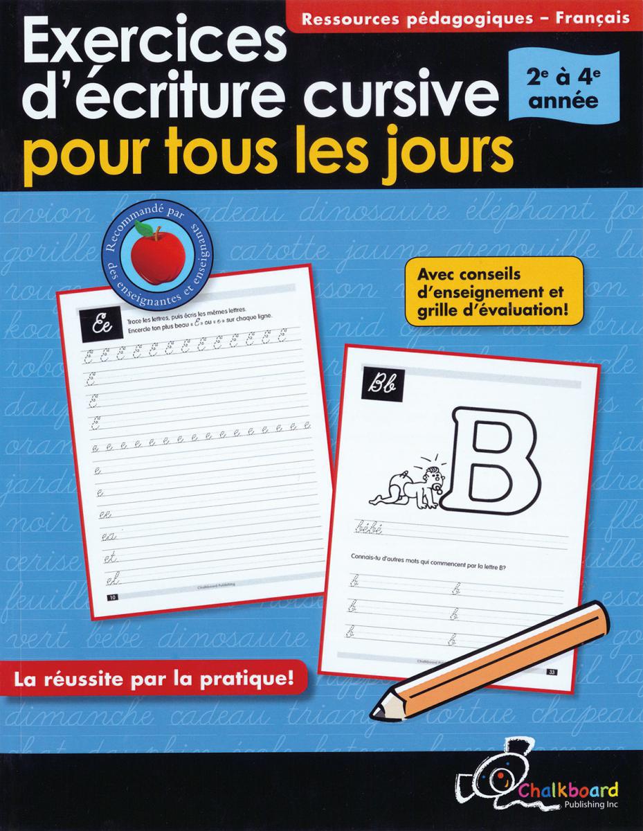  Exercices d'écriture cursive pour tous les jours 