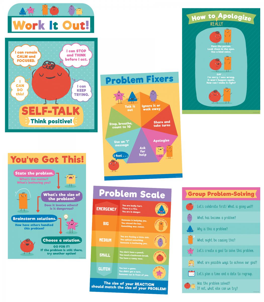  Social Emotional Learning Bulletin Board Set 