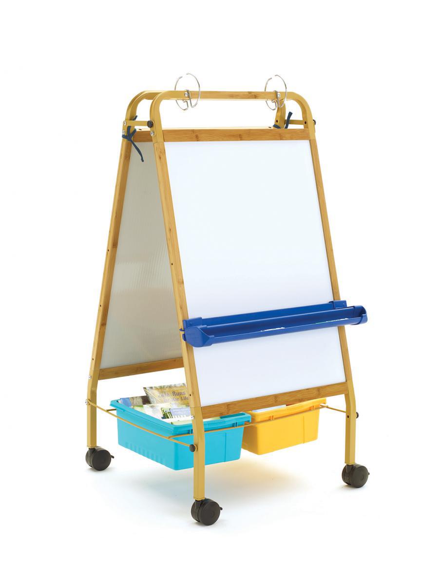  Bamboo Early Learning Station with Vibrant Tubs 