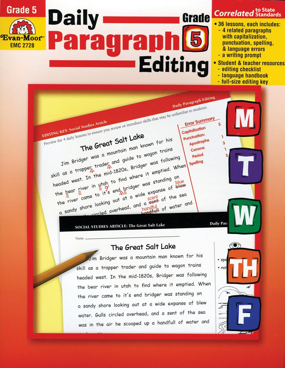  Daily Paragraph Editing Grade 5
