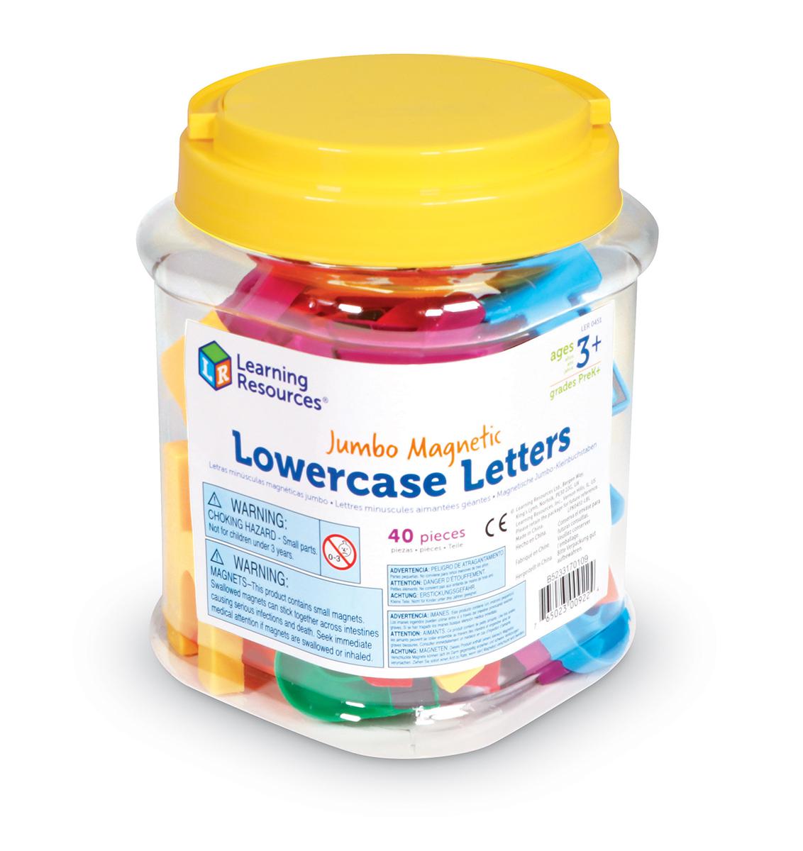  Jumbo Magnetic Letters: Lowercase 