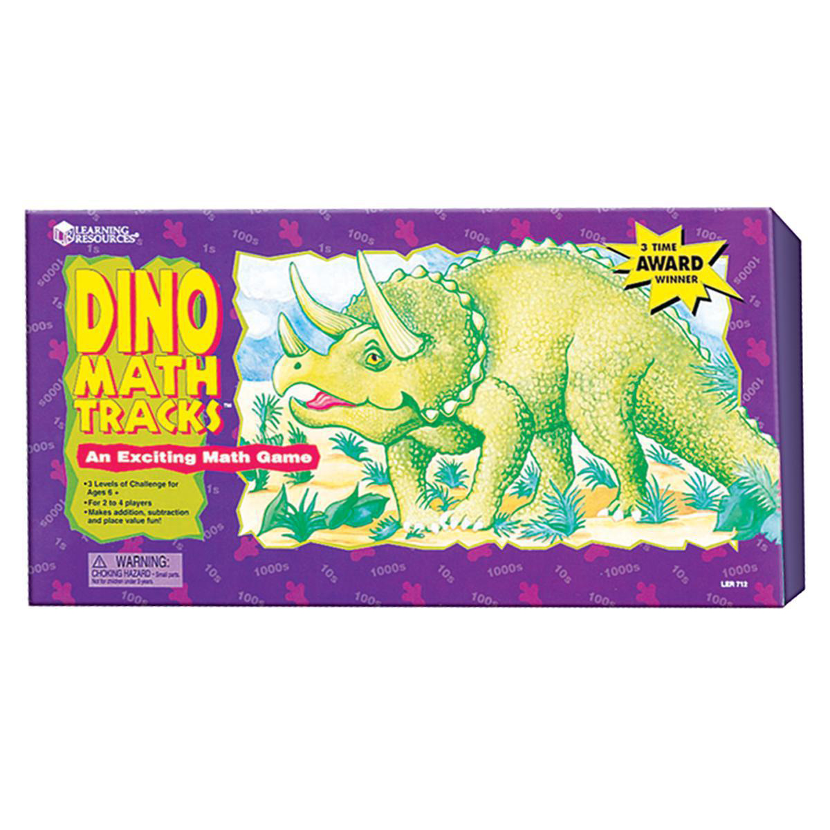  Dino Math Tracks: Place Value Game 