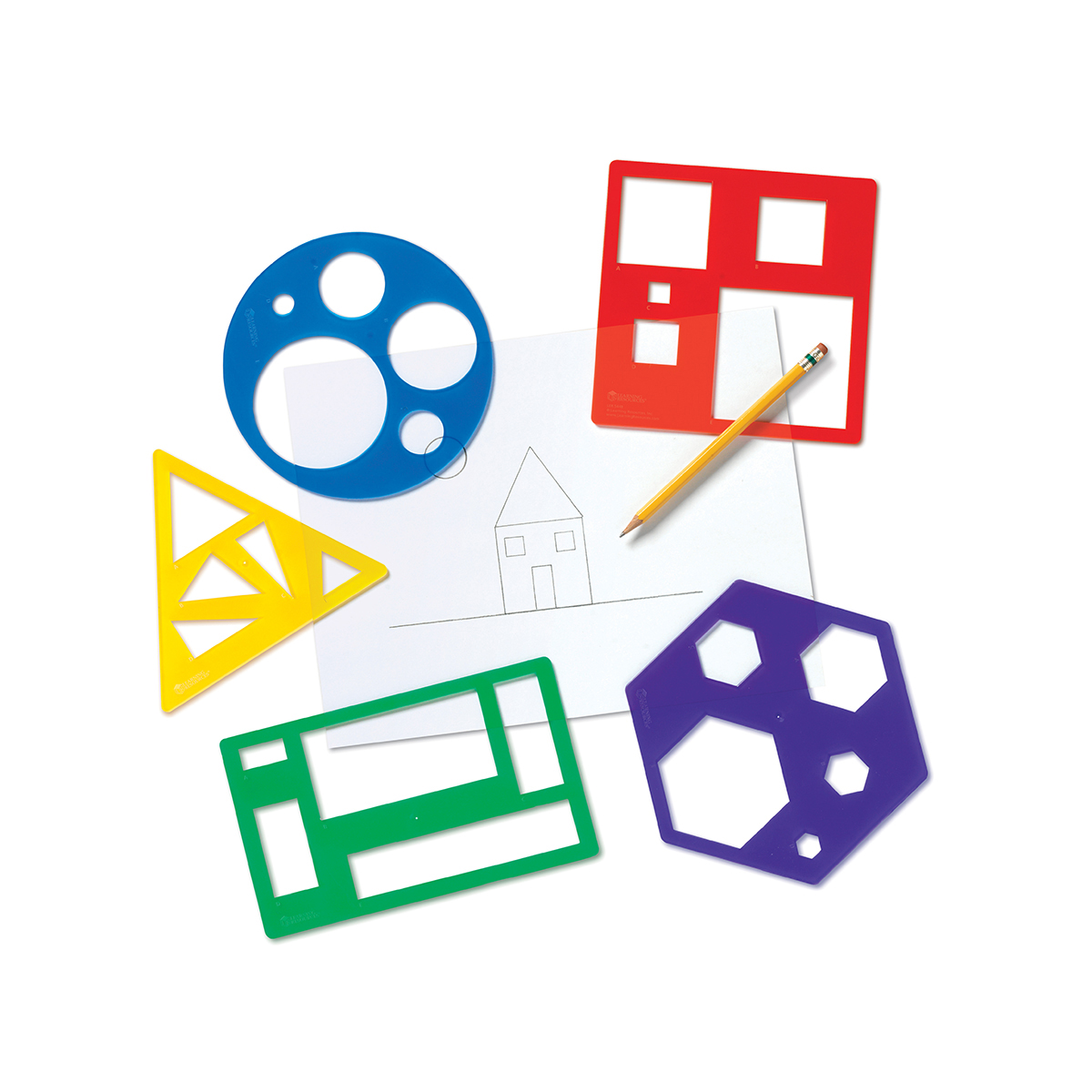  Primary Shapes Template Set 