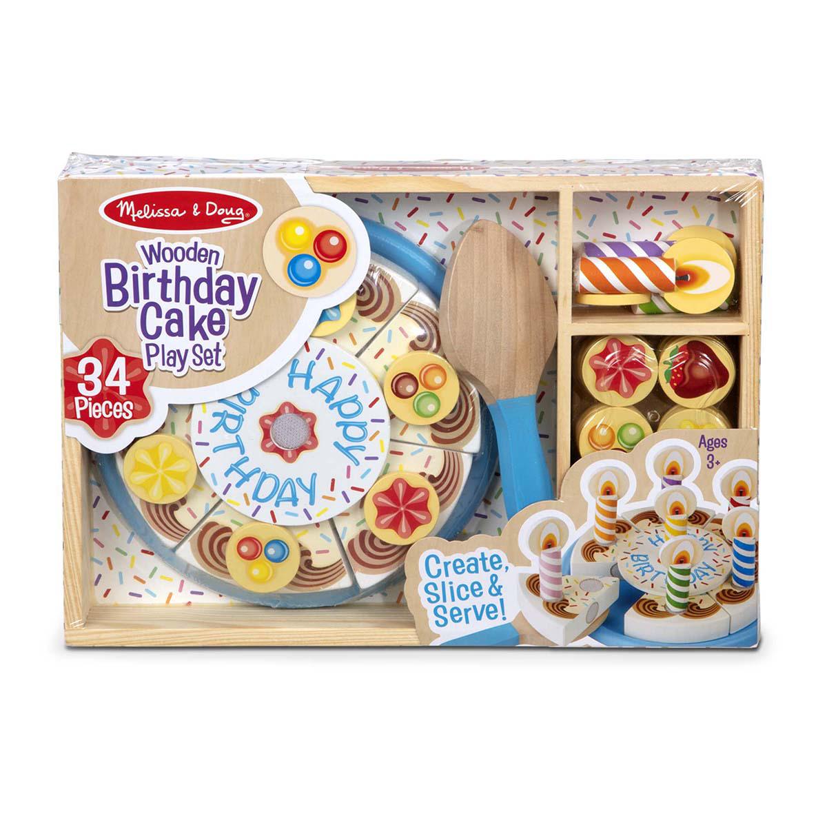  Melissa &amp; Doug®: Wooden Birthday Cake 