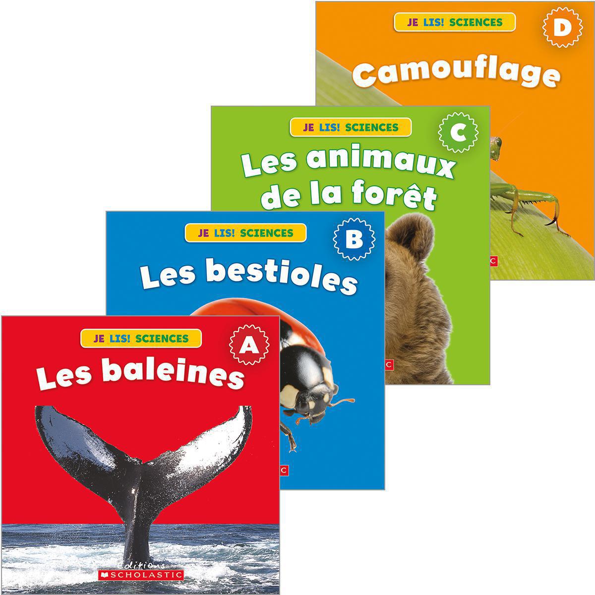  Collection Je lis! Sciences : Animaux - Série 1 