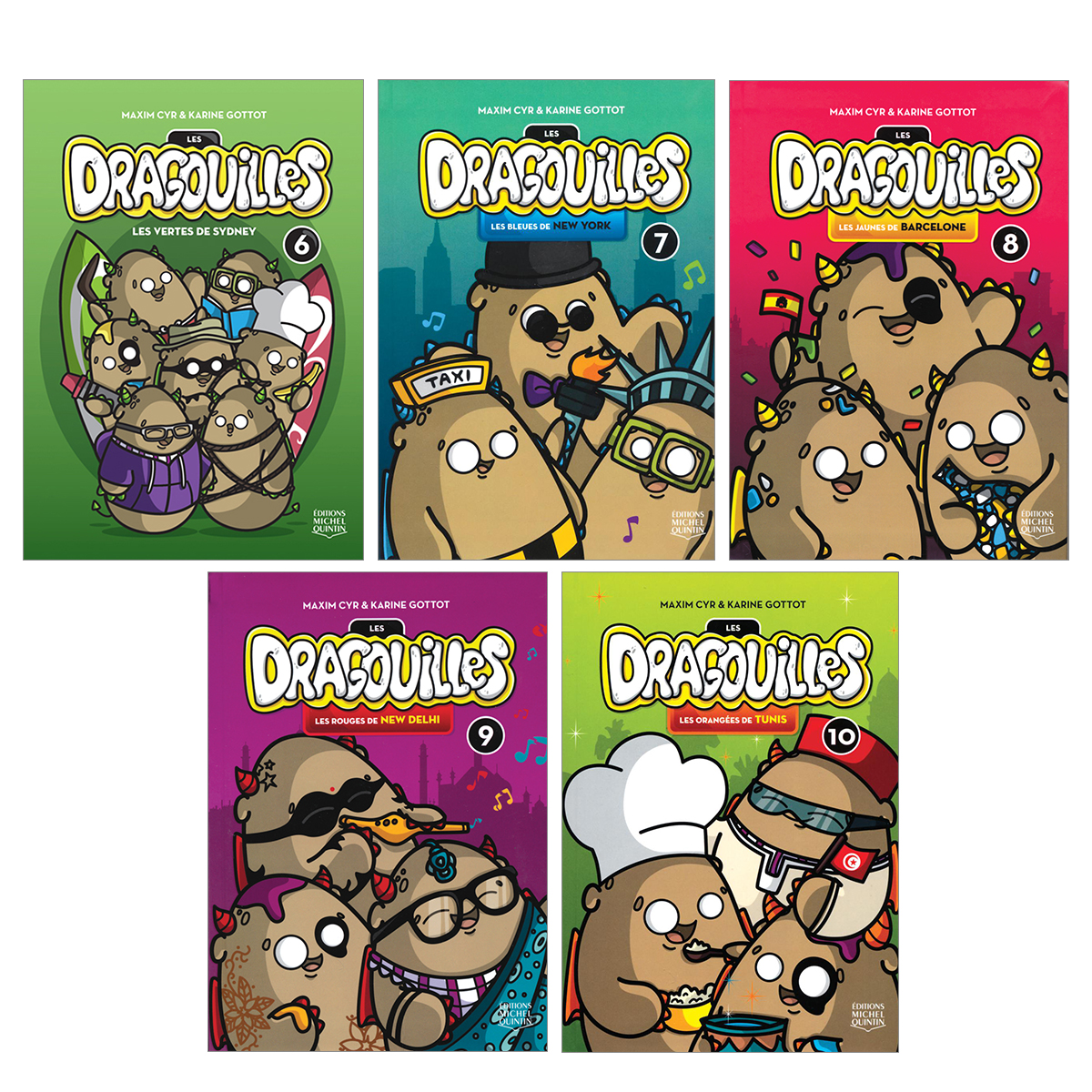 Collection Les Dragouilles 6-10 