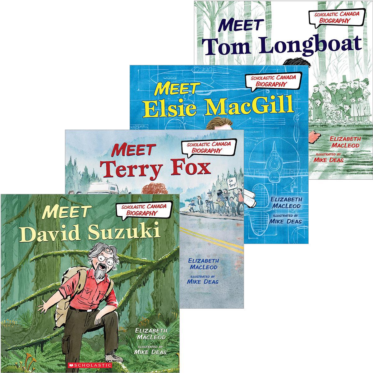  Scholastic Canada Biography Mega Pack 
