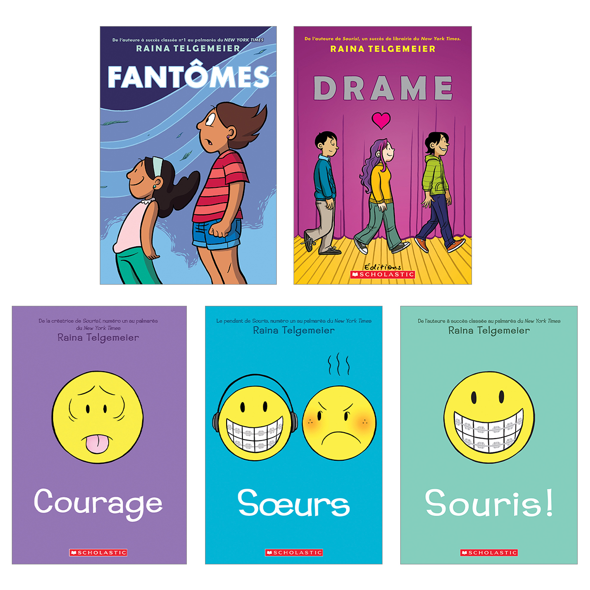  Bandes dessinées de Raina Telgemeier 