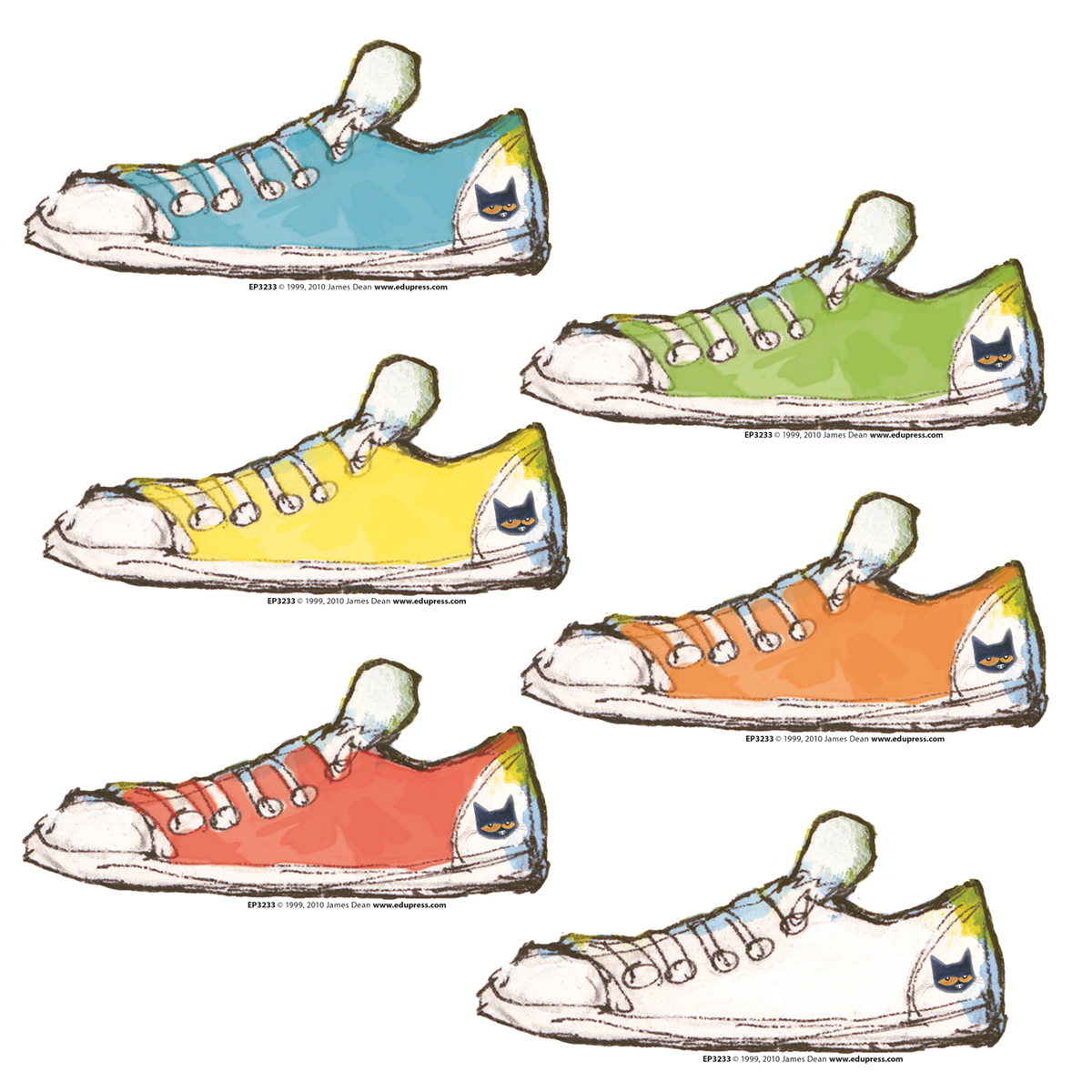  Pete the Cat Accents: Groovy Shoes 