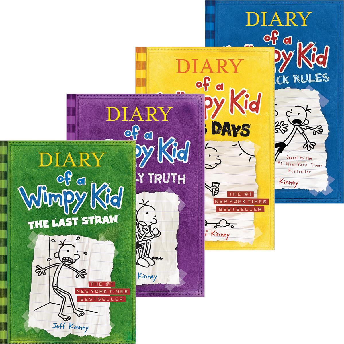  Diary of a Wimpy Kid Series Starter 1-5 Pack 