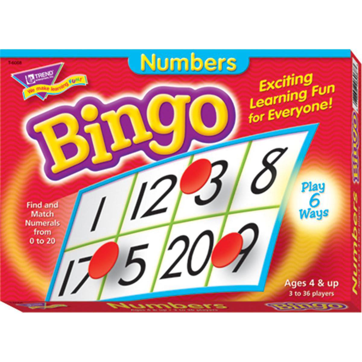  Bingo des nombres 