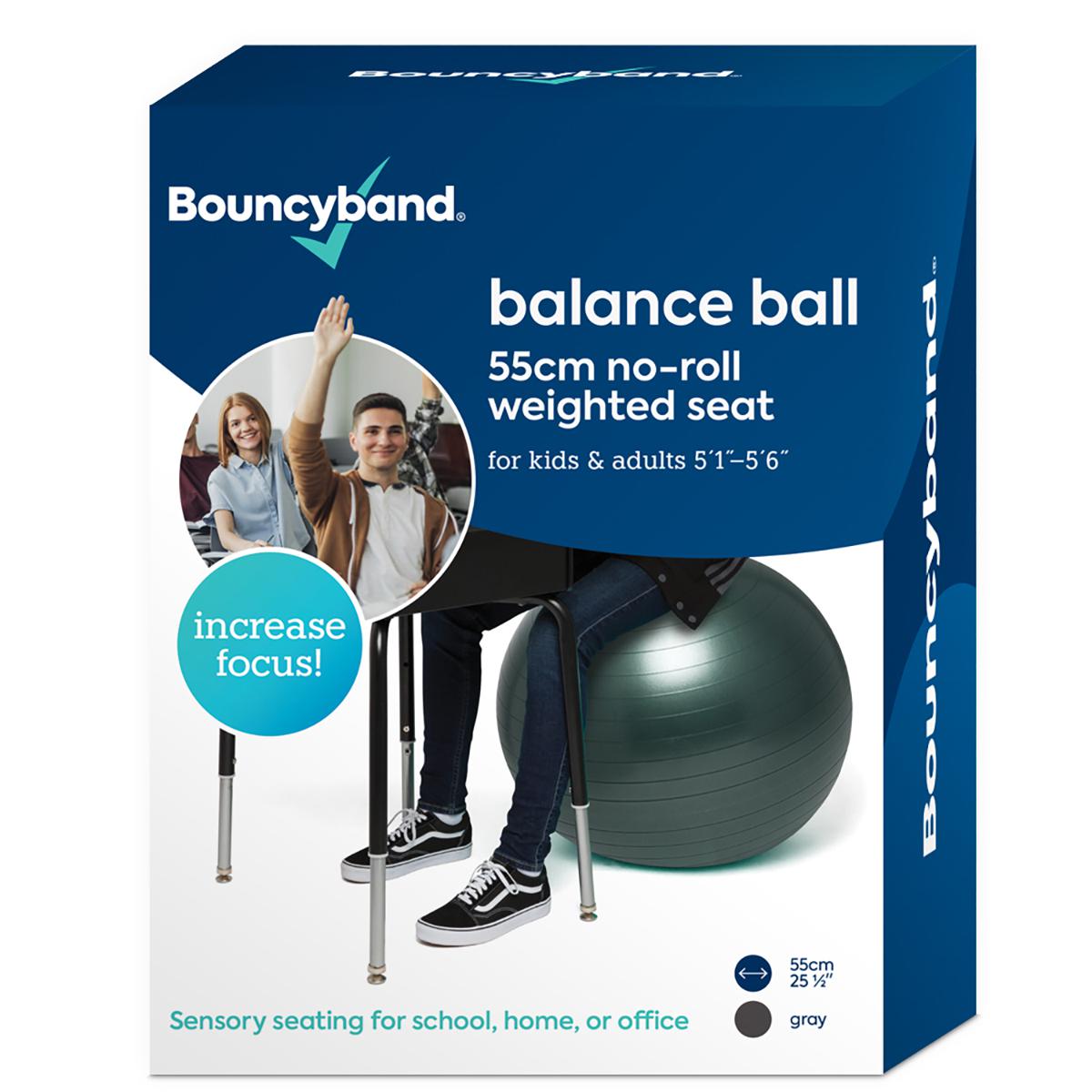  Weighted Balance Ball: Dark Grey 55cm 